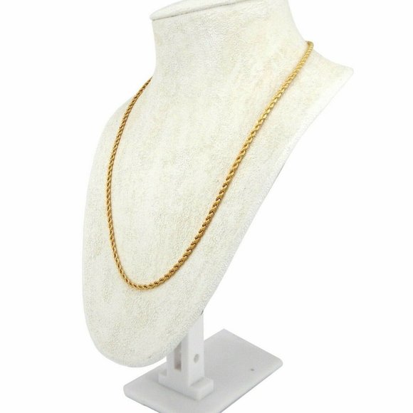 14k Gold 2.5m 24" Italian Rope Chain